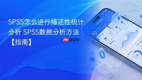 SPSS怎么进行描述性统计分析 SPSS数据分析方法【指南】