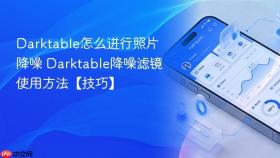 Darktable怎么进行照片降噪 Darktable降噪滤镜使用方法【技巧】