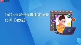 ToDesk如何设置固定设备代码【教程】
