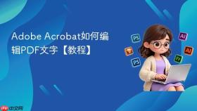 Adobe Acrobat如何编辑PDF文字【教程】