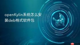 openkylin系统怎么安装deb格式软件包