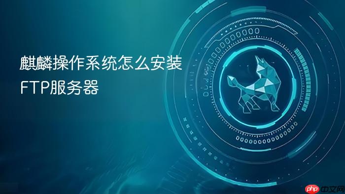 麒麟操作系统怎么安装ftp服务器