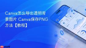 canva怎么导出透明背景图片 canva保存png方法【教程】