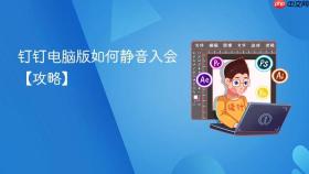 钉钉电脑版如何静音入会【攻略】