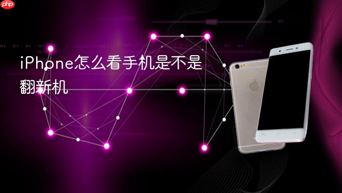 iphone怎么看手机是不是翻新机
