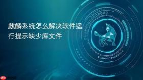 麒麟系统怎么解决软件运行提示缺少库文件