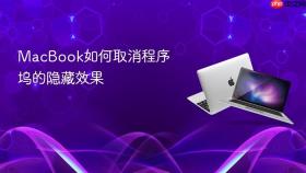 macbook如何取消程序坞的隐藏效果