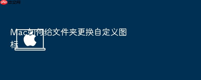 mac如何给文件夹更换自定义图标
