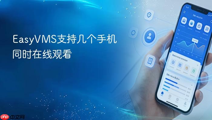 easyvms支持几个手机同时在线观看