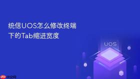 统信uos怎么修改终端下的tab缩进宽度