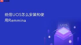 统信uos怎么安装和使用remmina