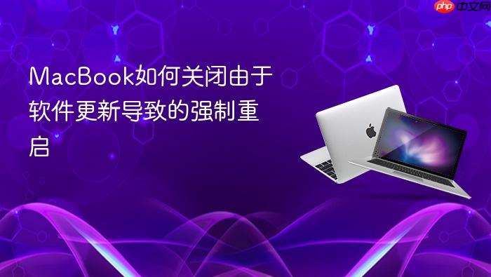 macbook如何关闭由于软件更新导致的强制重启