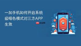 一加手机如何开启系统级暗色模式对三方app生效