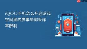 iQOO手机怎么开启游戏空间里的屏幕局部采样率限制