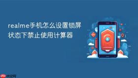realme手机怎么设置锁屏状态下禁止使用计算器