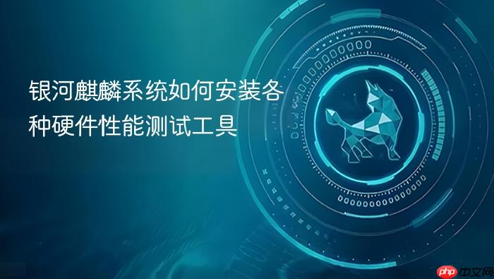 银河麒麟系统如何安装各种硬件性能测试工具