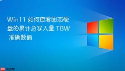 Win11 如何查看固态硬盘的累计总写入量 TBW 准确数值