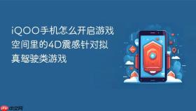 iQOO手机怎么开启游戏空间里的4D震感针对拟真驾驶类游戏