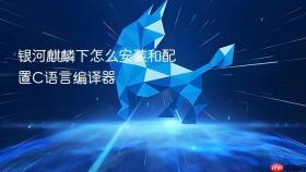 银河麒麟下怎么安装和配置C语言编译器