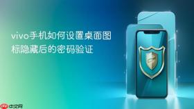 vivo手机如何设置桌面图标隐藏后的密码验证