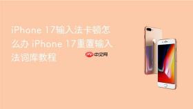 iPhone 17输入法卡顿怎么办 iPhone 17重置输入法词库教程