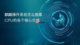 麒麟操作系统怎么查看CPU的各个核心负载