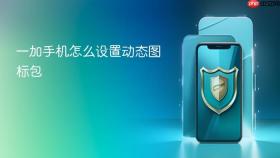 一加手机怎么设置动态图标包