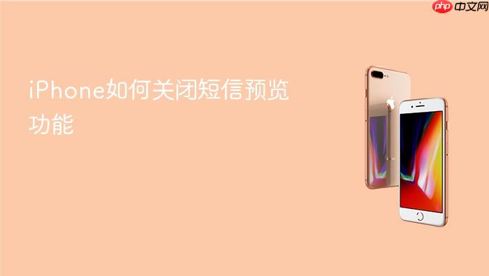 iphone如何关闭短信预览功能