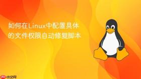 如何在Linux中配置具体的文件权限自动修复脚本