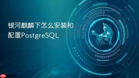 银河麒麟下怎么安装和配置PostgreSQL