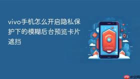 vivo手机怎么开启隐私保护下的模糊后台预览卡片遮挡