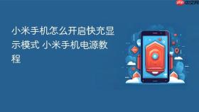 小米手机怎么开启快充显示模式 小米手机电源教程