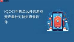 iQOO手机怎么开启游戏变声器针对特定语音软件