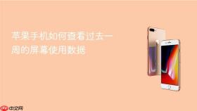 苹果手机如何查看过去一周的屏幕使用数据