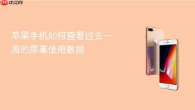 苹果手机如何查看过去一周的屏幕使用数据