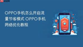 OPPO手机怎么开启流量节省模式 OPPO手机网络优化教程