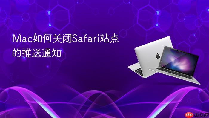mac如何关闭safari站点的推送通知