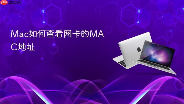 mac如何查看网卡的mac地址