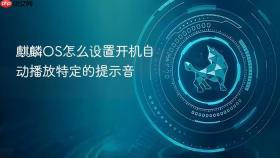 麒麟os怎么设置开机自动播放特定的提示音