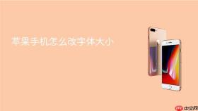 苹果手机怎么改字体大小
