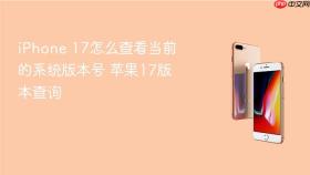 iphone 17怎么查看当前的系统版本号 苹果17版本查询