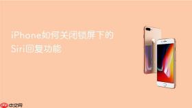 iphone如何关闭锁屏下的siri回复功能
