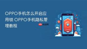 oppo手机怎么开启应用锁 oppo手机隐私管理教程