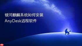 银河麒麟系统如何安装AnyDesk远程软件