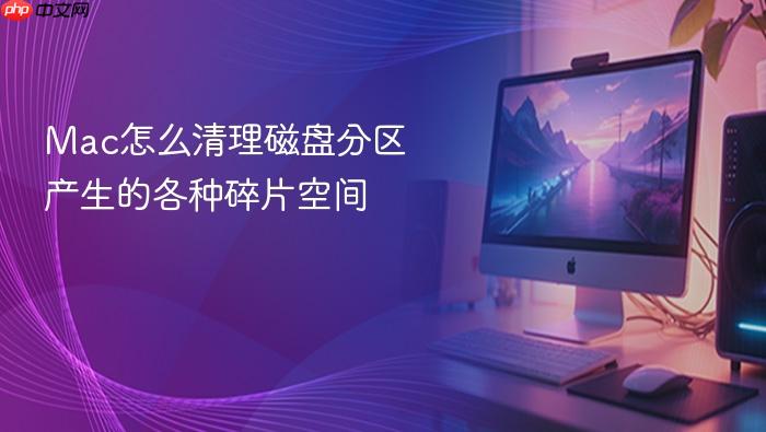 mac怎么清理磁盘分区产生的各种碎片空间