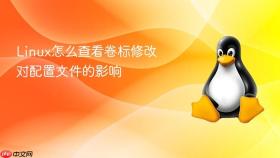 linux怎么查看卷标修改对配置文件的影响