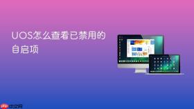 uos怎么查看已禁用的自启项