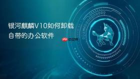 银河麒麟V10如何卸载自带的办公软件