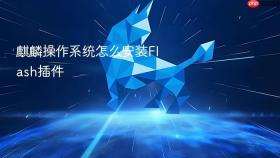 麒麟操作系统怎么安装Flash插件