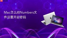Mac怎么给Numbers文件设置开启密码